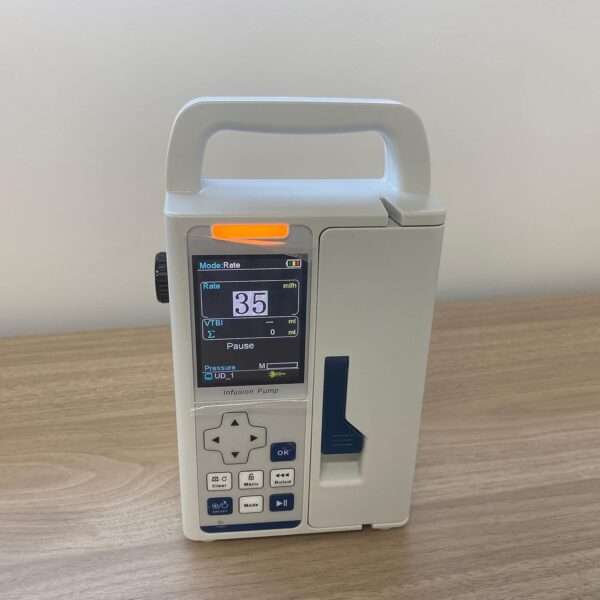 Bomba de infusión veterinaria volumétrica VP3 portátil con pantalla LCD.