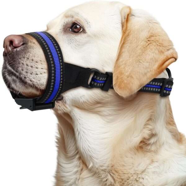 Bozal suave y transpirable para perros de distintos tamaños.