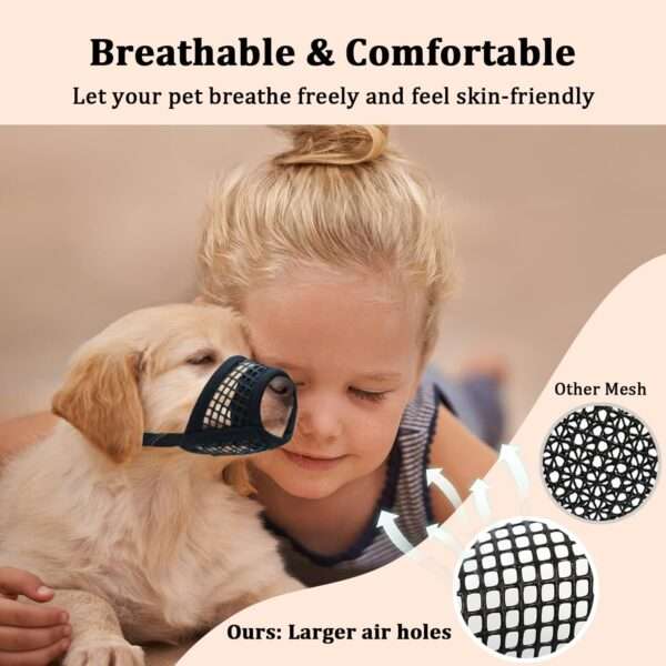 Bozal de Malla para Perros | Bozal Transpirable y Ajustable Antiladridos - Image 2