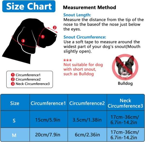 Bozal de silicona suave para perros pequeños y medianos, como caniches. Es un bozal que permite jadear y beber.