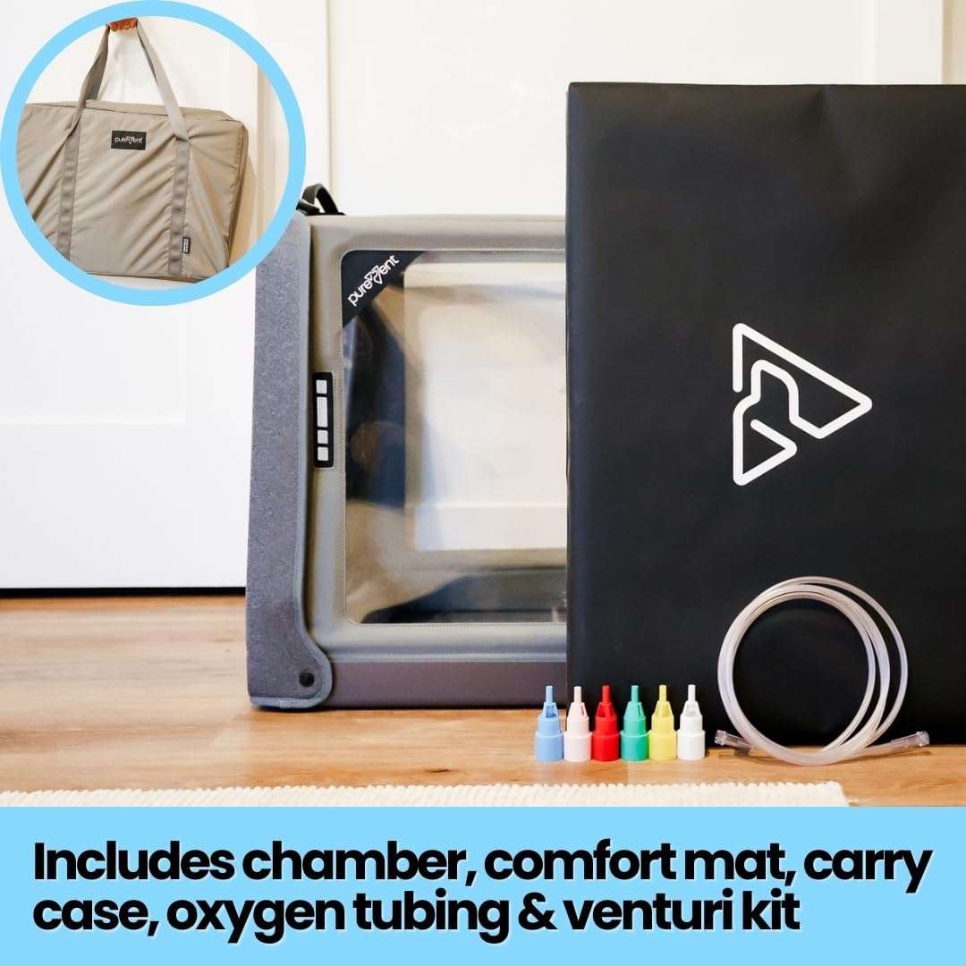 Camara de oxigeno plegable y transparente para la terapia respiratoria de mascotas.