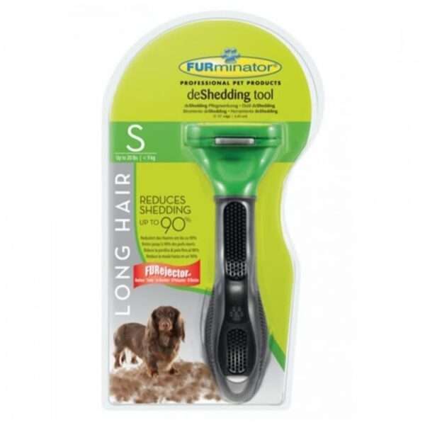 Cepillo deslanador Furminator talla S para perro y gato.