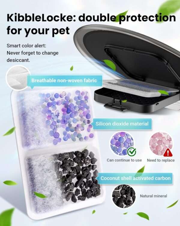 Comedero automático para 3 gatos, capacidad de 6 litros, con sistema anti-atascos y Wi-Fi en Chile.