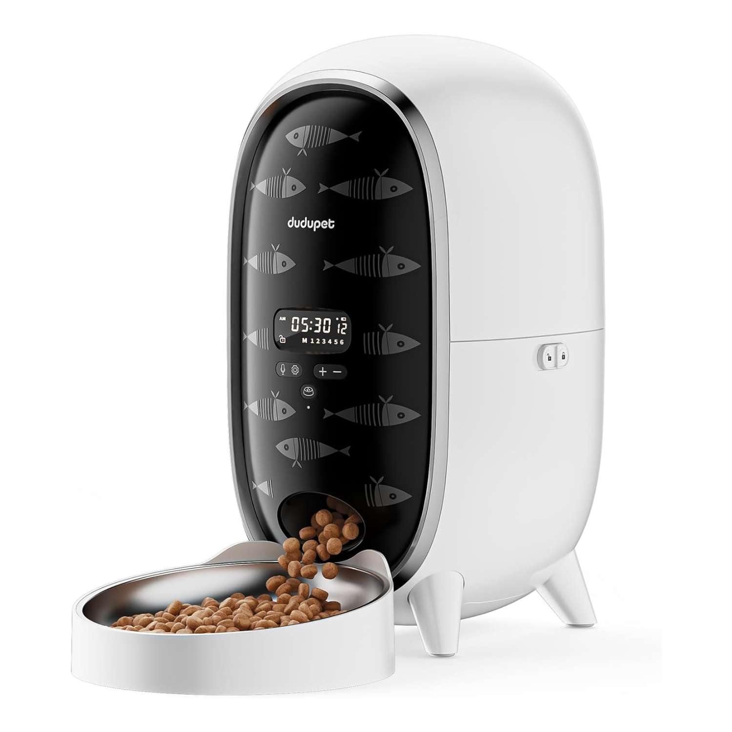 Comedero automático para gatos y perros, programable, con grabadora de voz y capacidad de 3 litros en Chile.