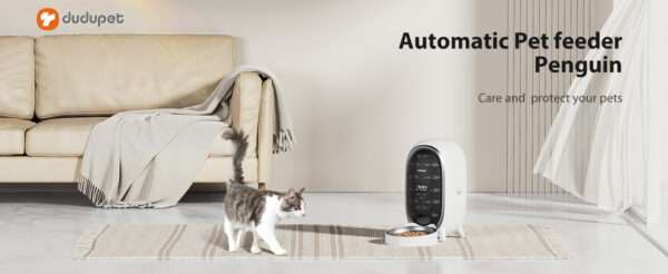 Comedero automático para gatos y perros, programable, con grabadora de voz y capacidad de 3 litros en Chile.