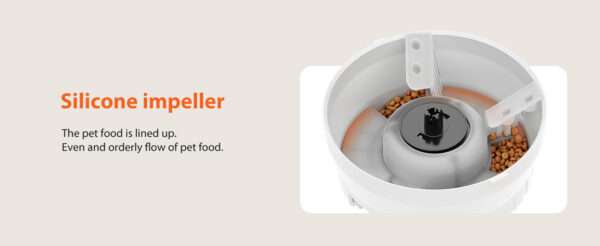 Comedero automático para gatos y perros, programable, con grabadora de voz y capacidad de 3 litros en Chile.