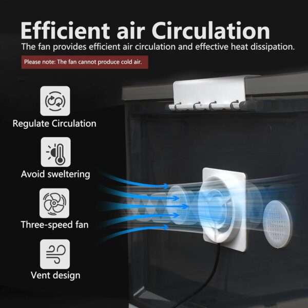 Incubadora neonatal con calefacción y ventilación para cachorros y gatitos.