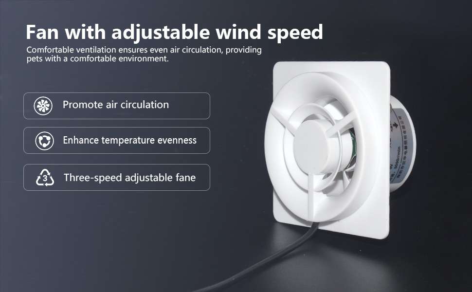 Incubadora neonatal con calefacción y ventilación para cachorros y gatitos.