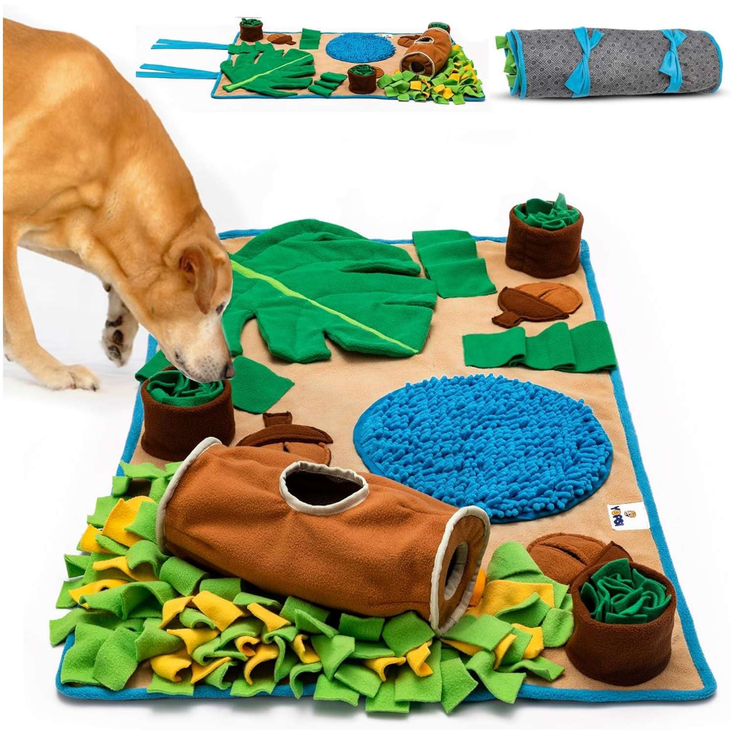 Alfombrilla de olfateo para perros grandes. Es un juguete interactivo que ayuda a estimular la mente de la mascota.