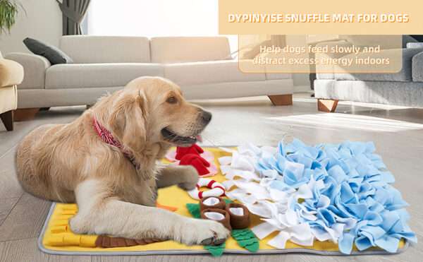 Alfombrilla de olfateo para perros y gatos. Juguete interactivo que estimula mentalmente a la mascota.