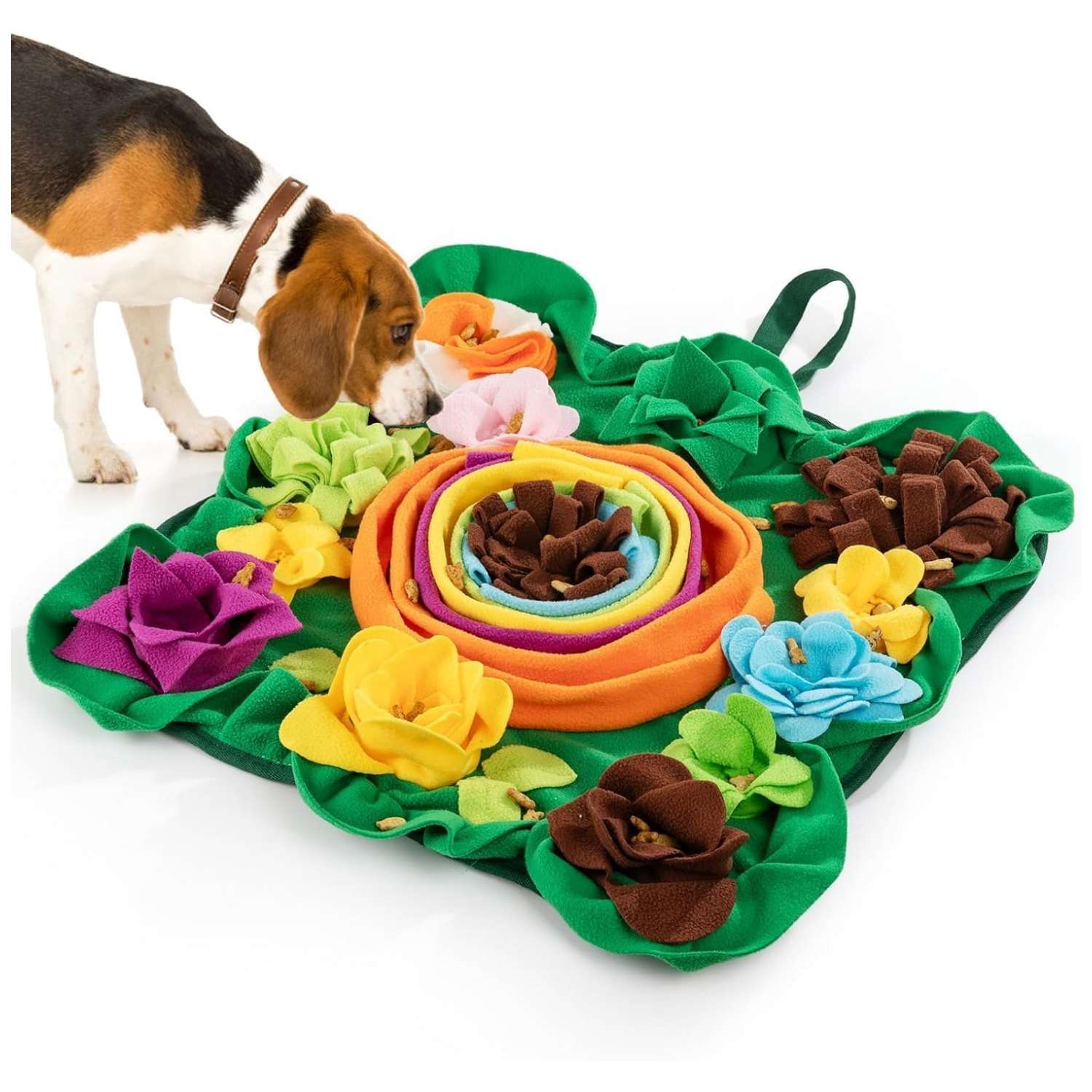 Alfombrilla de olfateo para perros. Es un juguete interactivo que ayuda a estimular la mente de la mascota.