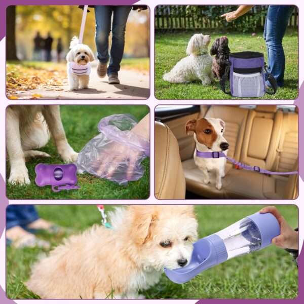 Kit de iniciación de 50 piezas para cachorros. Incluye accesorios esenciales para perros pequeños, listo para usar.