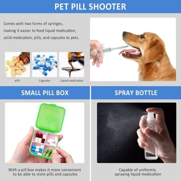 Kit de primeros auxilios para perros que contiene 87 piezas, ideal para el hogar y viajes.