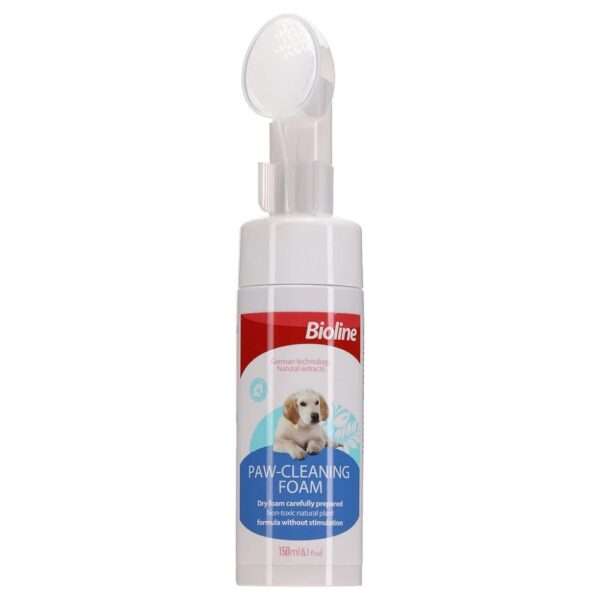 Limpiador de patas en espuma para perros.
