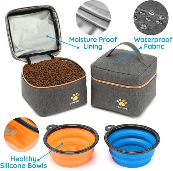 Bolsa de viaje multifuncional para perros y gatos, ideal para escapadas de fin de semana.