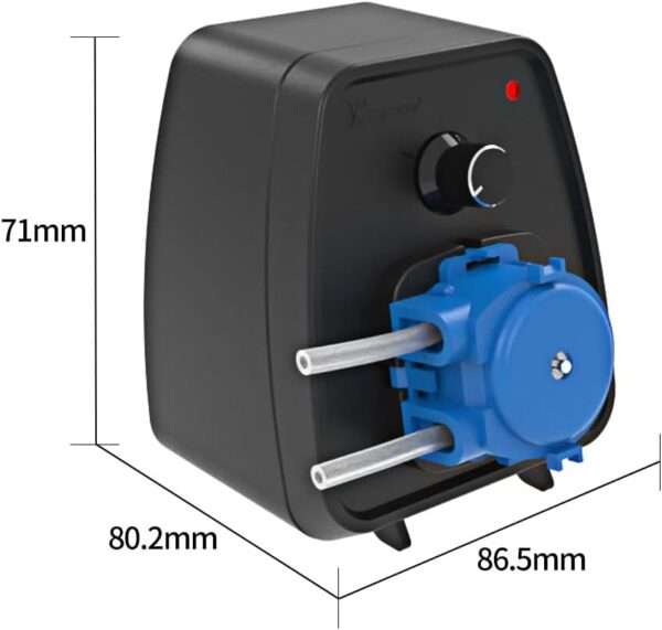 Mini bomba peristáltica KCP-X de bajo caudal para uso veterinario y de laboratorio.