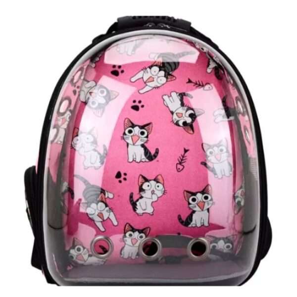 Mochila Transportadora Transparente para Perros y Gatos | Mochila de Viaje Portátil (41x33x25 cm) - Image 4