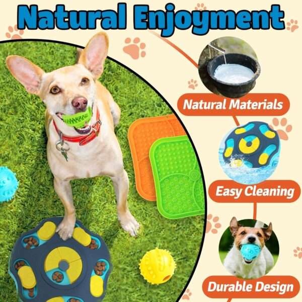 Paquete de 9 juguetes de rompecabezas para perros. Ideal para razas pequeñas a medianas.