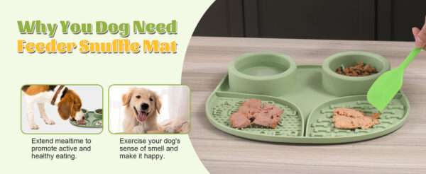 Tazón de alimentación lenta para perros y gatos. Es un plato de silicona con base antideslizante para evitar derrames.