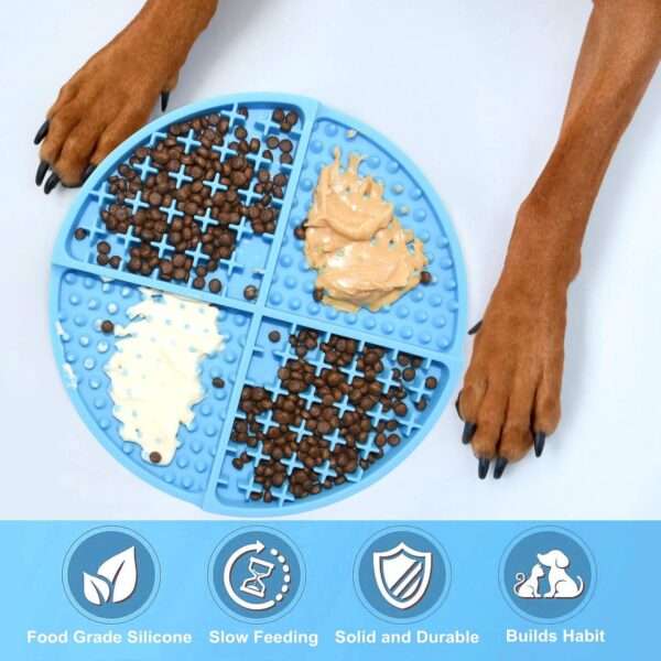 Tapete de rompecabezas para perros y gatos. Comedero lento que reduce la ansiedad y el aburrimiento.