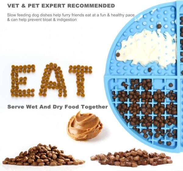 Tapete de rompecabezas para perros y gatos. Comedero lento que reduce la ansiedad y el aburrimiento.