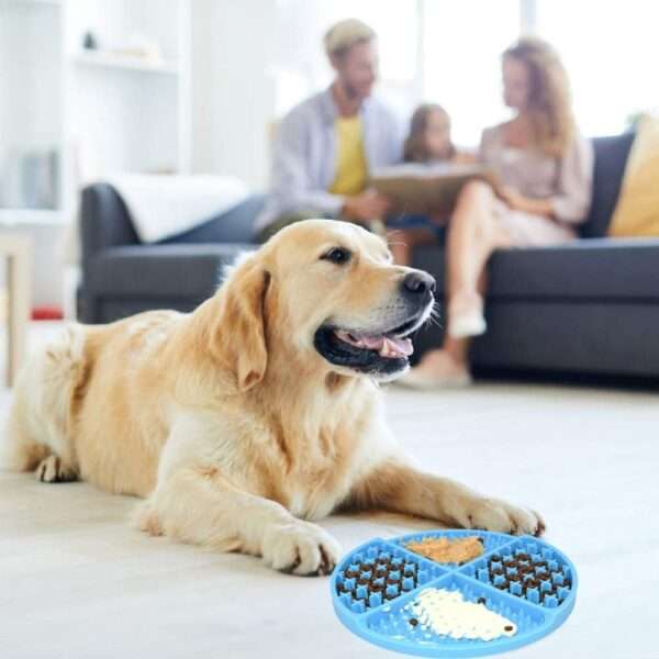 Tapete de rompecabezas para perros y gatos. Comedero lento que reduce la ansiedad y el aburrimiento.