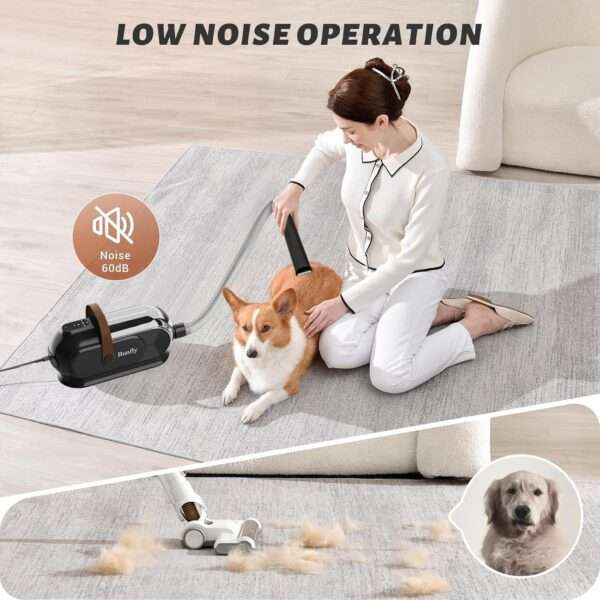Aspiradora profesional para mascotas, kit de aseo 11 en 1, potencia de 13000 kpa.