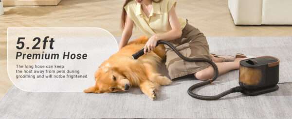 Aspiradora profesional para mascotas, kit de aseo 16 en 1, potencia de 13000 kPa.