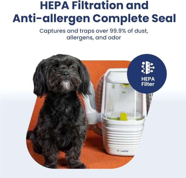 Kit de aseo profesional 7 en 1 para mascotas, con aspiradora, cortapelos y filtro HEPA.