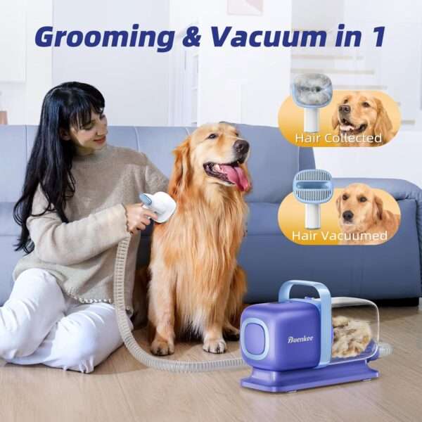 Aspiradora profesional para mascotas, kit de aseo, potencia de 15000 Pa.
