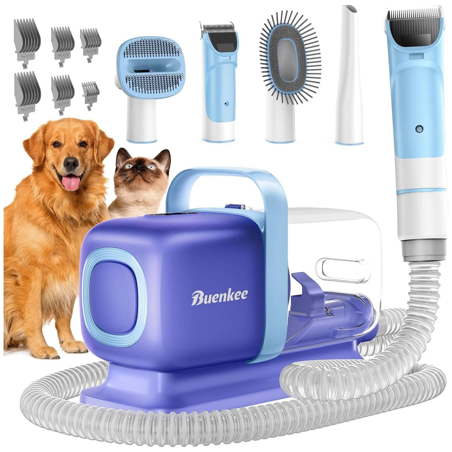 Aspiradora profesional para mascotas, kit de aseo, potencia de 15000 Pa.