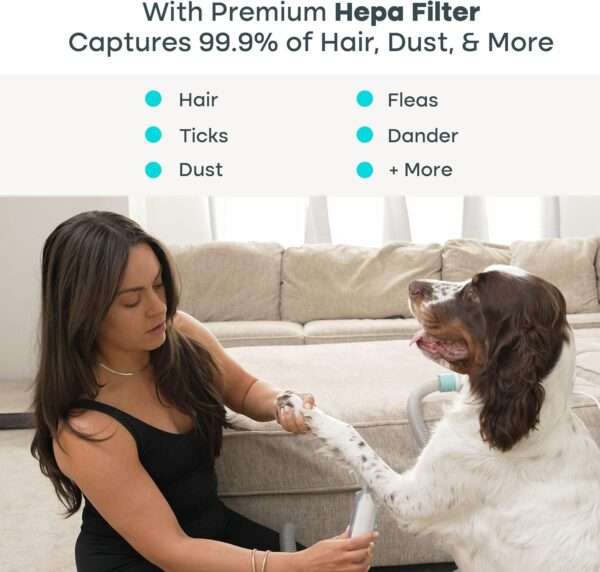 Kit de aspiradora de aseo para mascotas, completo, para perros y gatos.