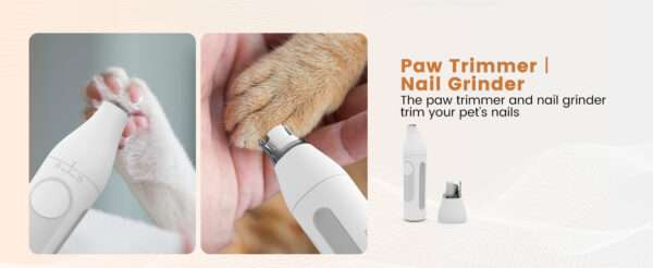 Kit profesional 7 en 1 para mascotas: Aspiradora de pelo de perro y gato con succión de 11,000 Pa.