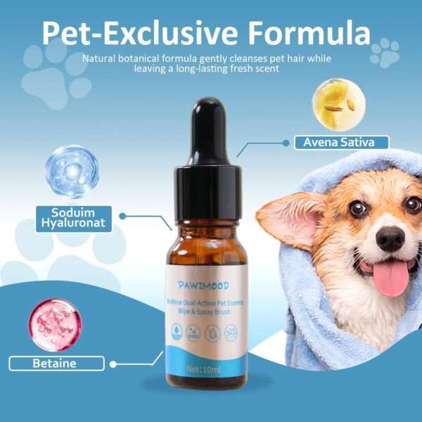 Cepillo de vapor 5 en 1, autolimpiable, para perros y gatos.