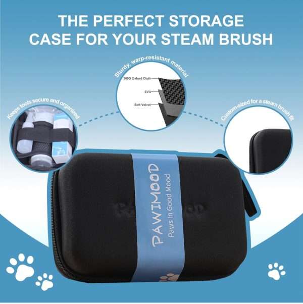 Cepillo de vapor 5 en 1, autolimpiable, para perros y gatos.