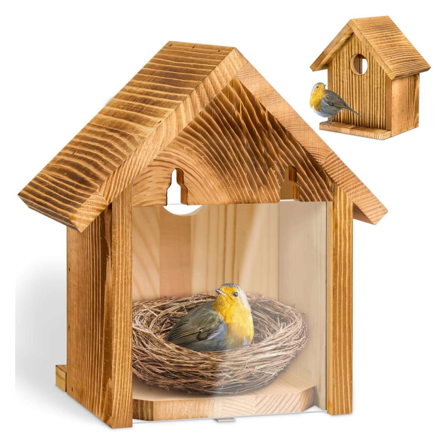 Comedero de ventana para pájaros.