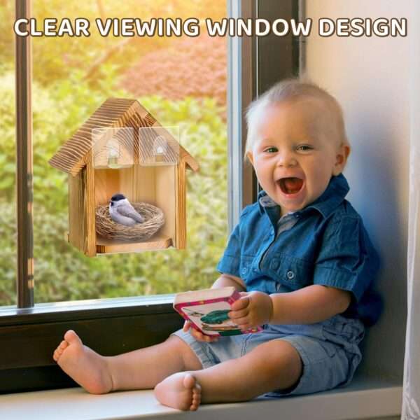 Comedero de ventana para pájaros.