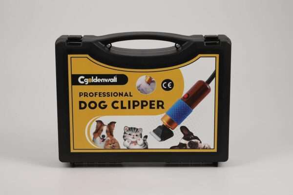 Cortadora de pelo profesional para perros, 200W, bajo ruido.