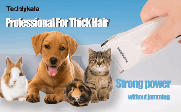 Cortapelos profesional inalámbrico para perros y gatos.
