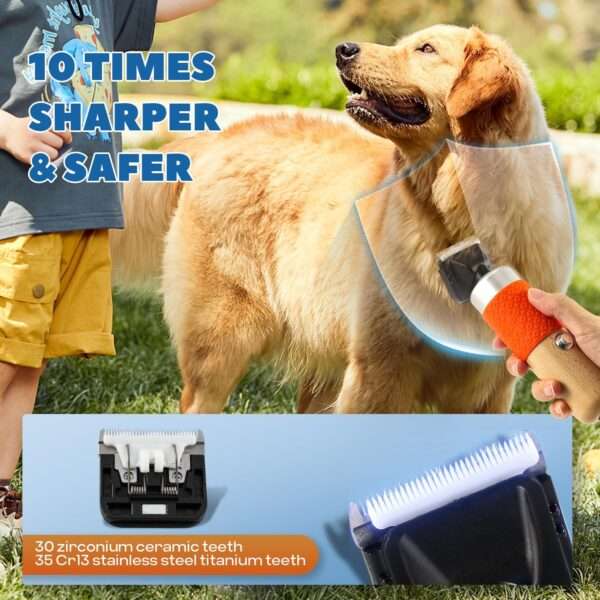 Cortapelos profesional de alta potencia (200 W) para perros.