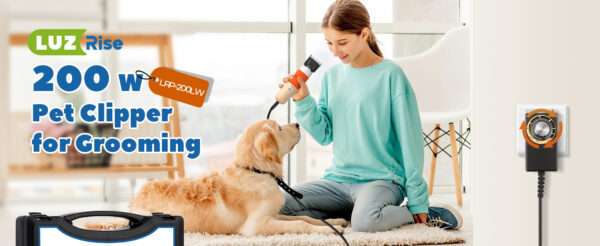Cortapelos profesional de alta potencia (200 W) para perros.