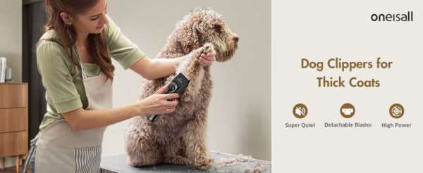 Cortapelos profesional para perros de pelaje grueso.