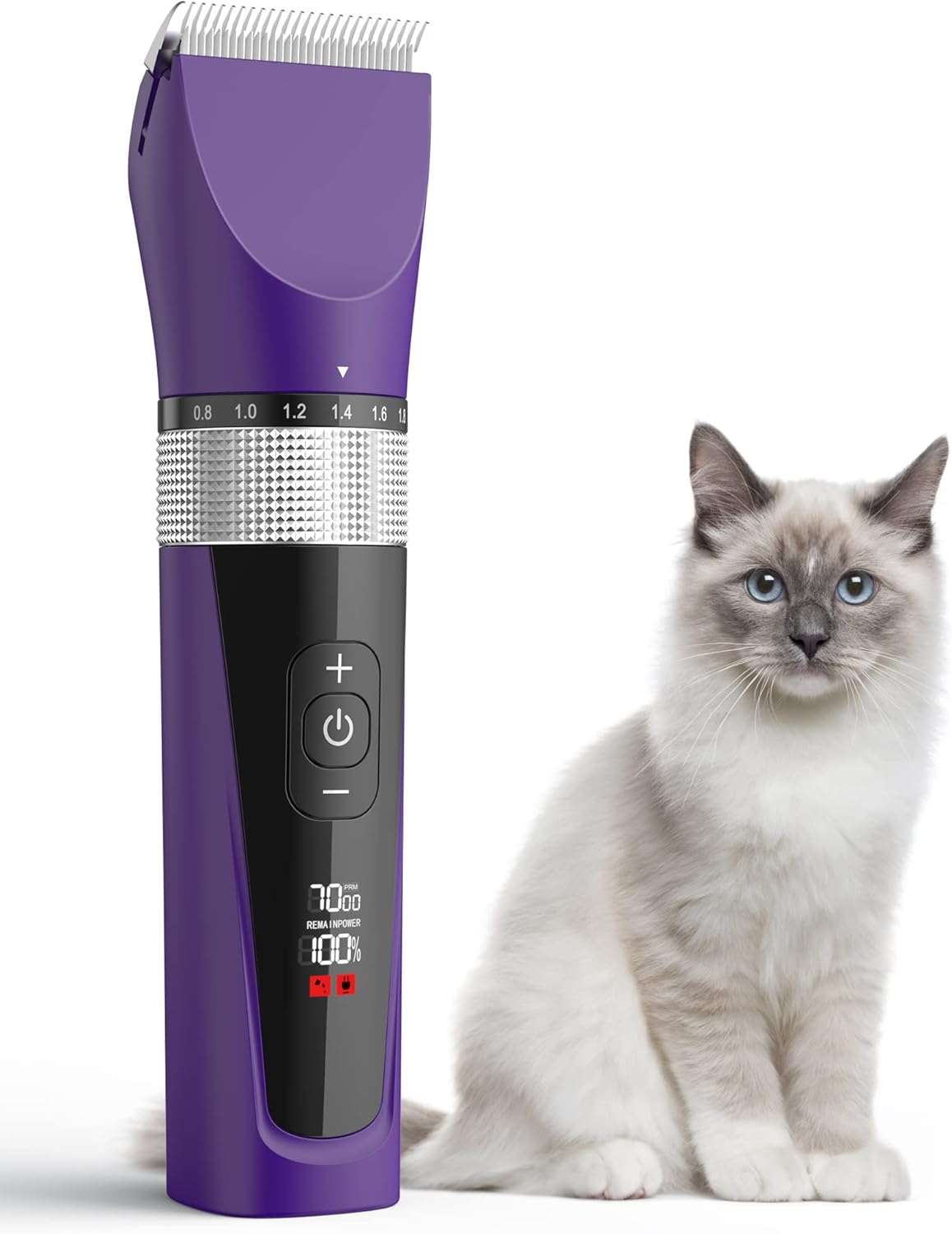 Cortapelos para Gatos – Silenciosa, Inalámbrica e Impermeable para Cabello Enmarañado - Imagen 10