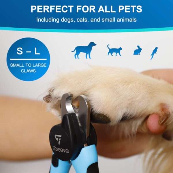 Cortauñas LED para perros y gatos.