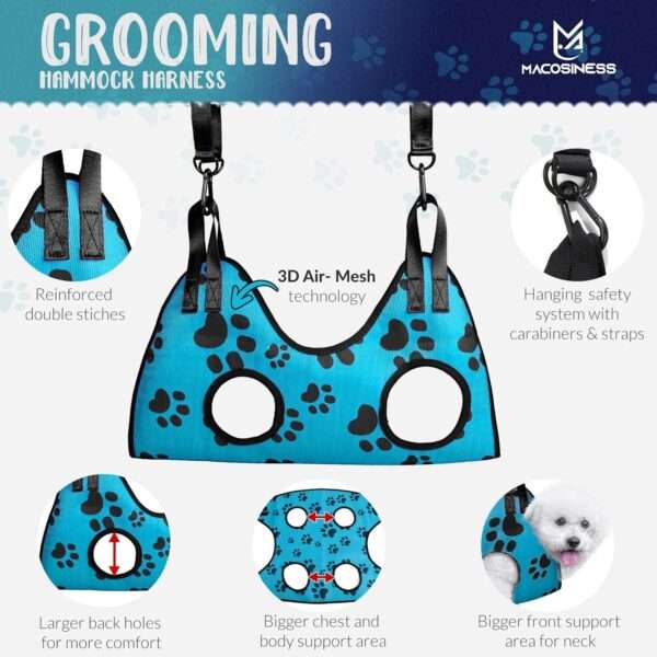 Hamaca de aseo para perros y gatos.