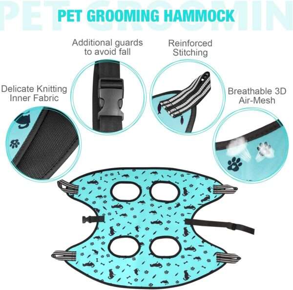 Hamaca de aseo para perros y gatos.