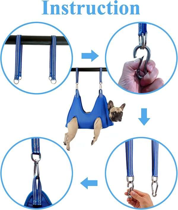 Hamaca de aseo para perros y gatos.