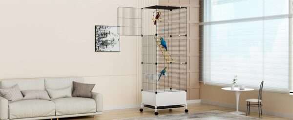Jaula extragrande para loros, periquitos y cacatúas