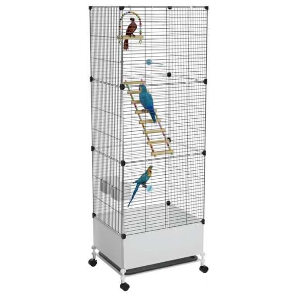 Jaula extragrande para loros, periquitos y cacatúas