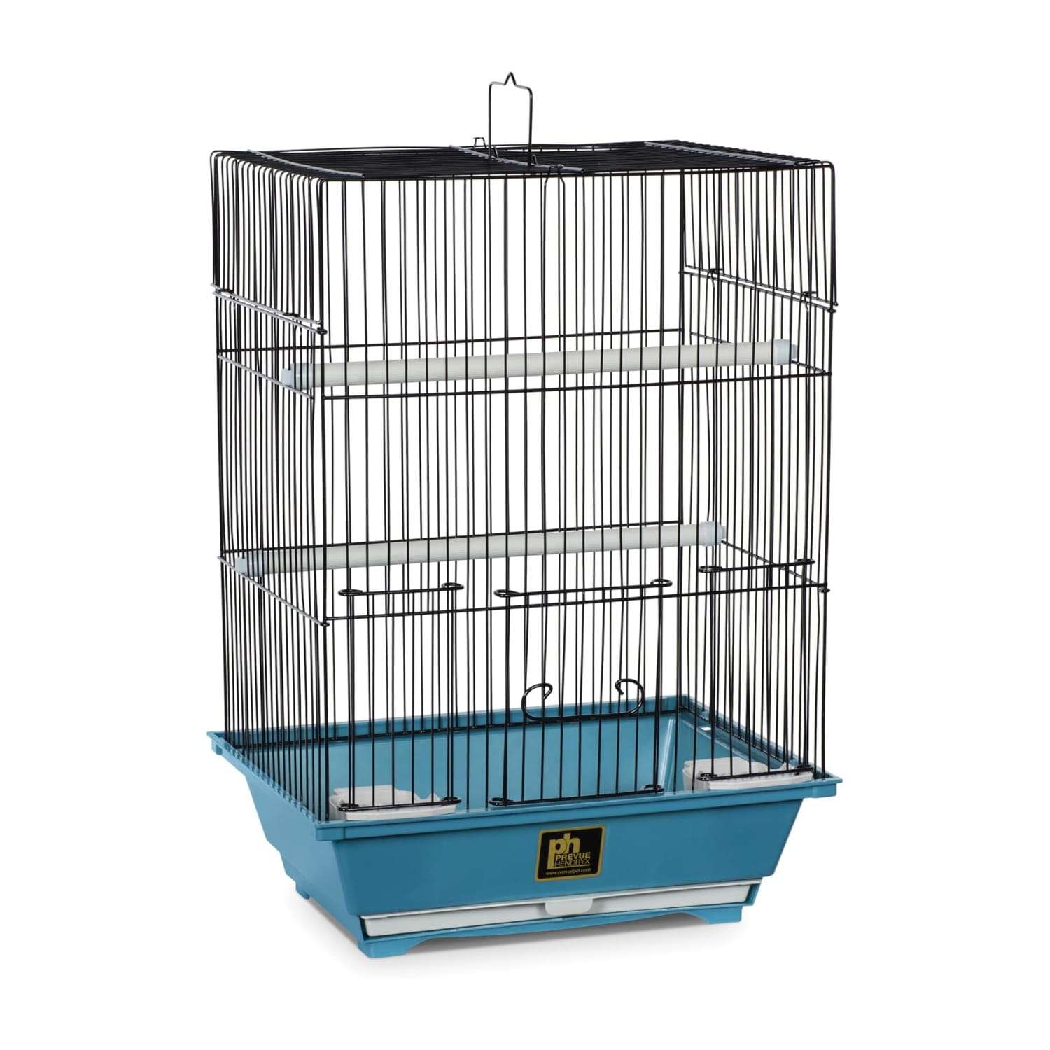 Jaula portátil y económica para pájaros pequeños.